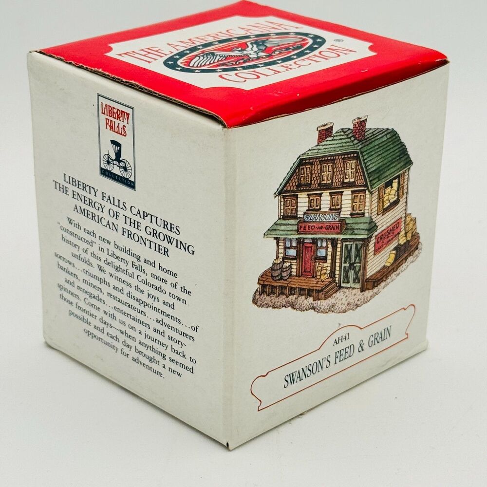 Liberty Falls Americana Collection Swanson's Feed & Grain AH41 Vintage 1994 - Picture 7 of 10